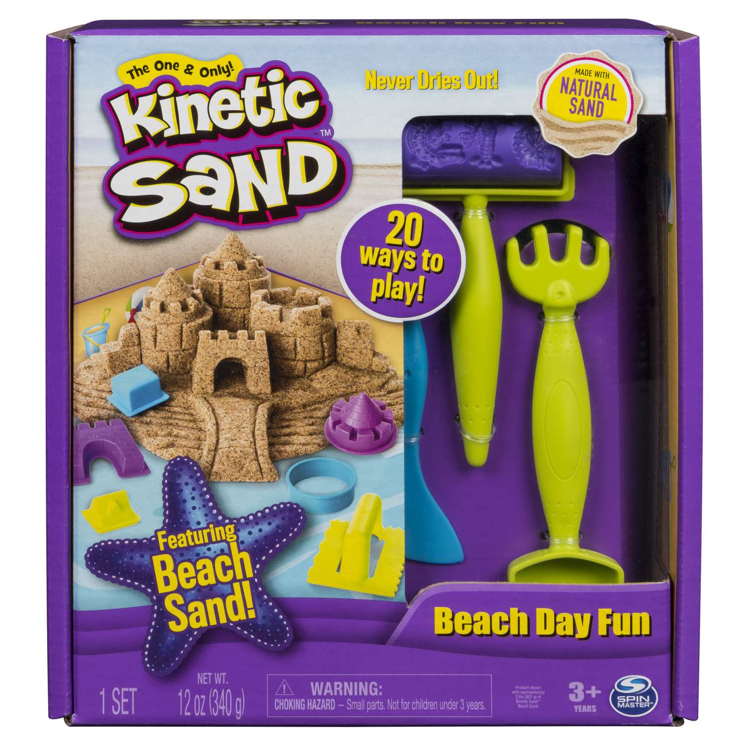 Песок кинетический Kinetic Sand Веселая пляжная игра 6037424 - фото 2