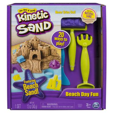 Песок кинетический Kinetic Sand Веселая пляжная игра 6037424