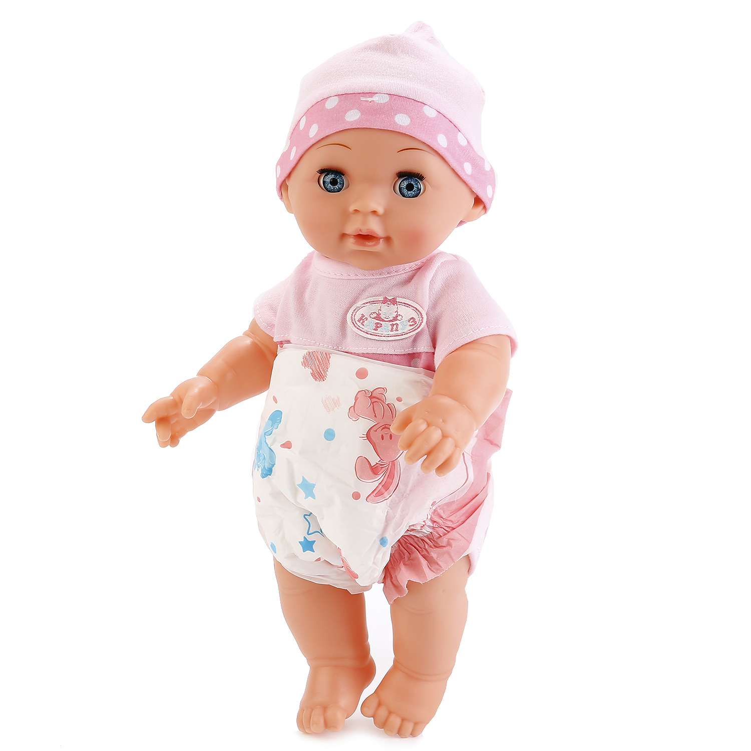 Кукла Карапуз интерактивная в бледно-розовом костюмчике 230220 - фото 5