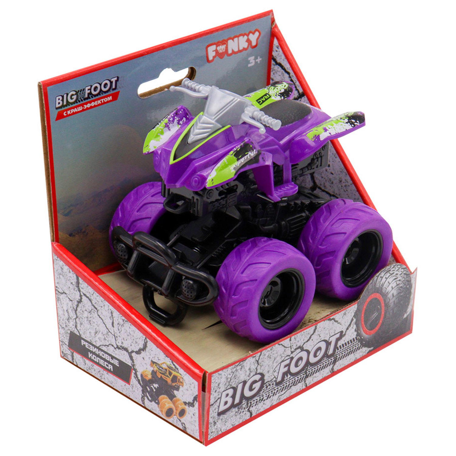 Квадроцикл Funky Toys фиолетовый FT5899 - фото 3