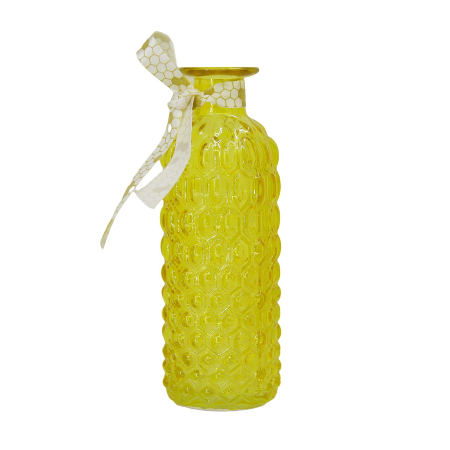 Ваза желтая Бутылка - фото 1