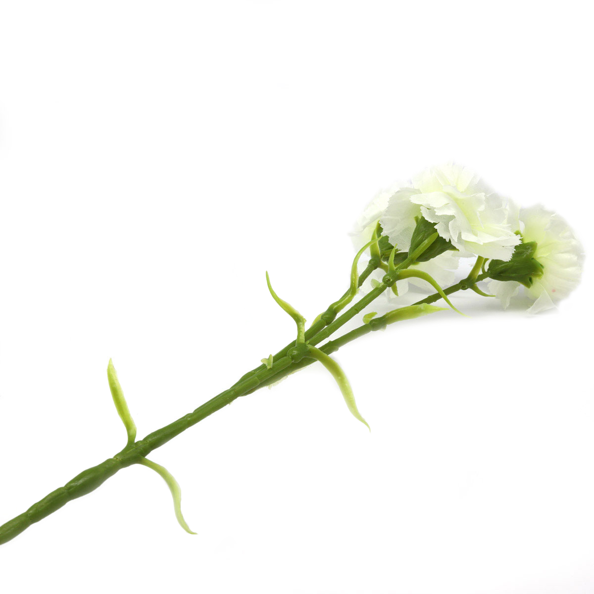 Цветок искусственный Astra Craft Гвоздика 60 см цвет белый - фото 2