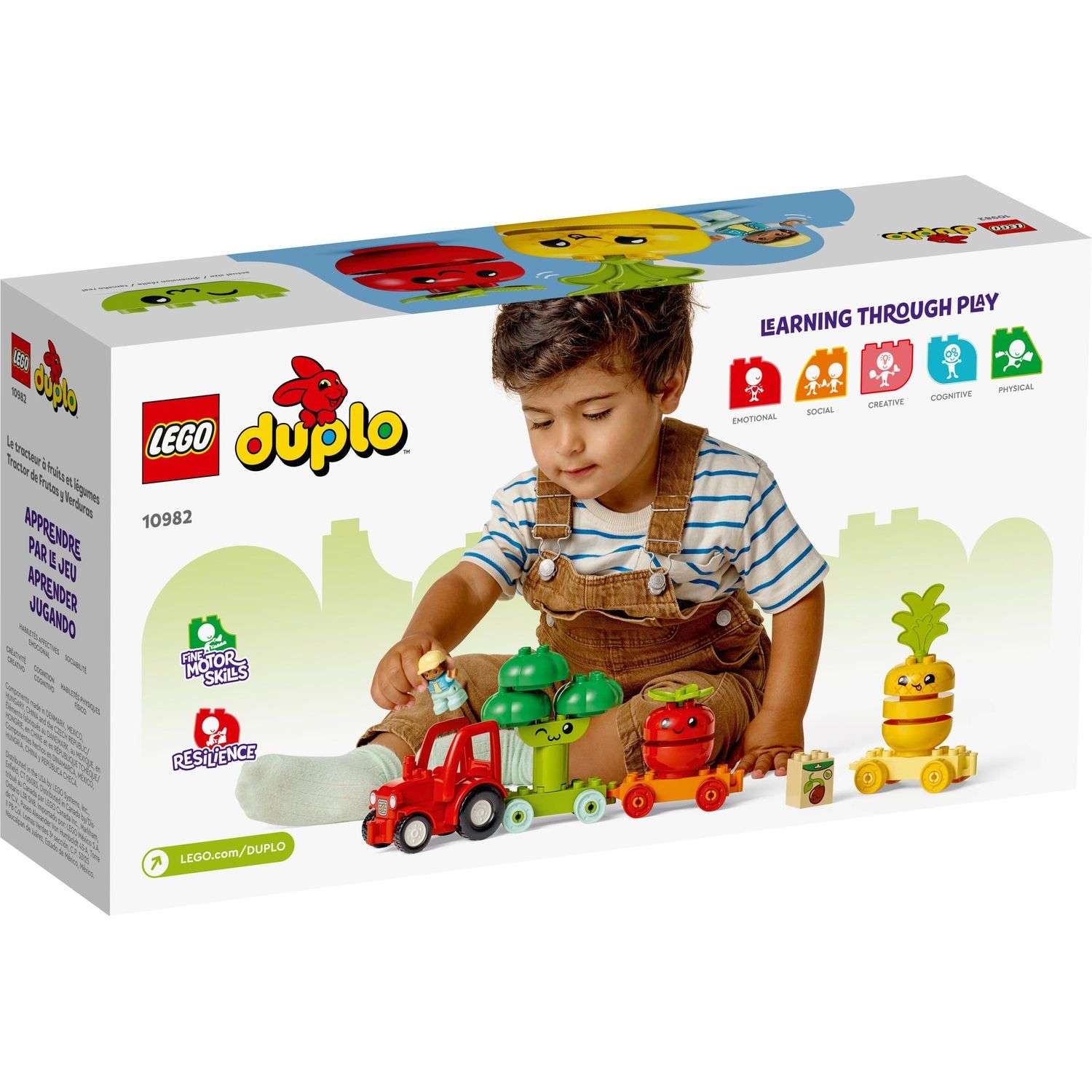 Конструктор LEGO DUPLO Fruit and Vegetable Tractor 10982 - фото 6