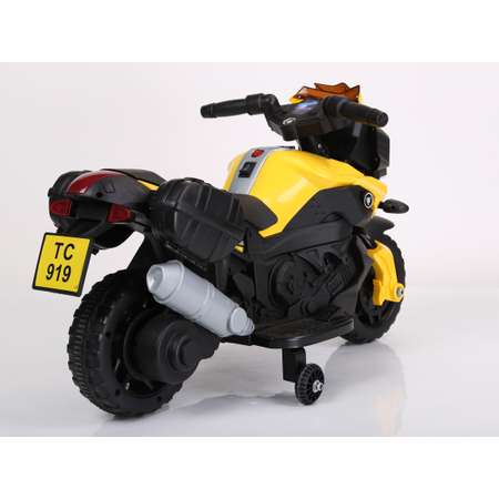 Электромобиль TOYLAND Мотоцикл Minimoto JC919 жёлтый