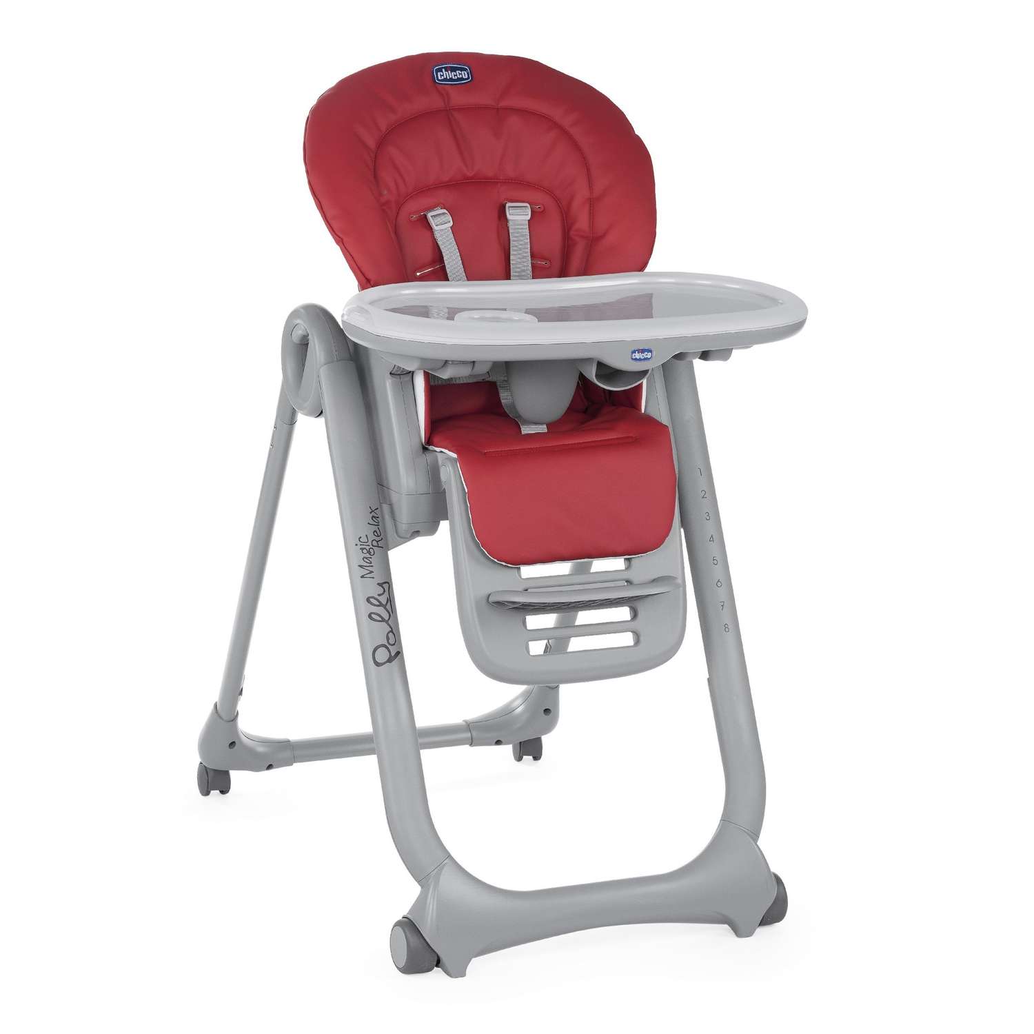 Стульчик Chicco Polly Magic Relax Red - фото 1