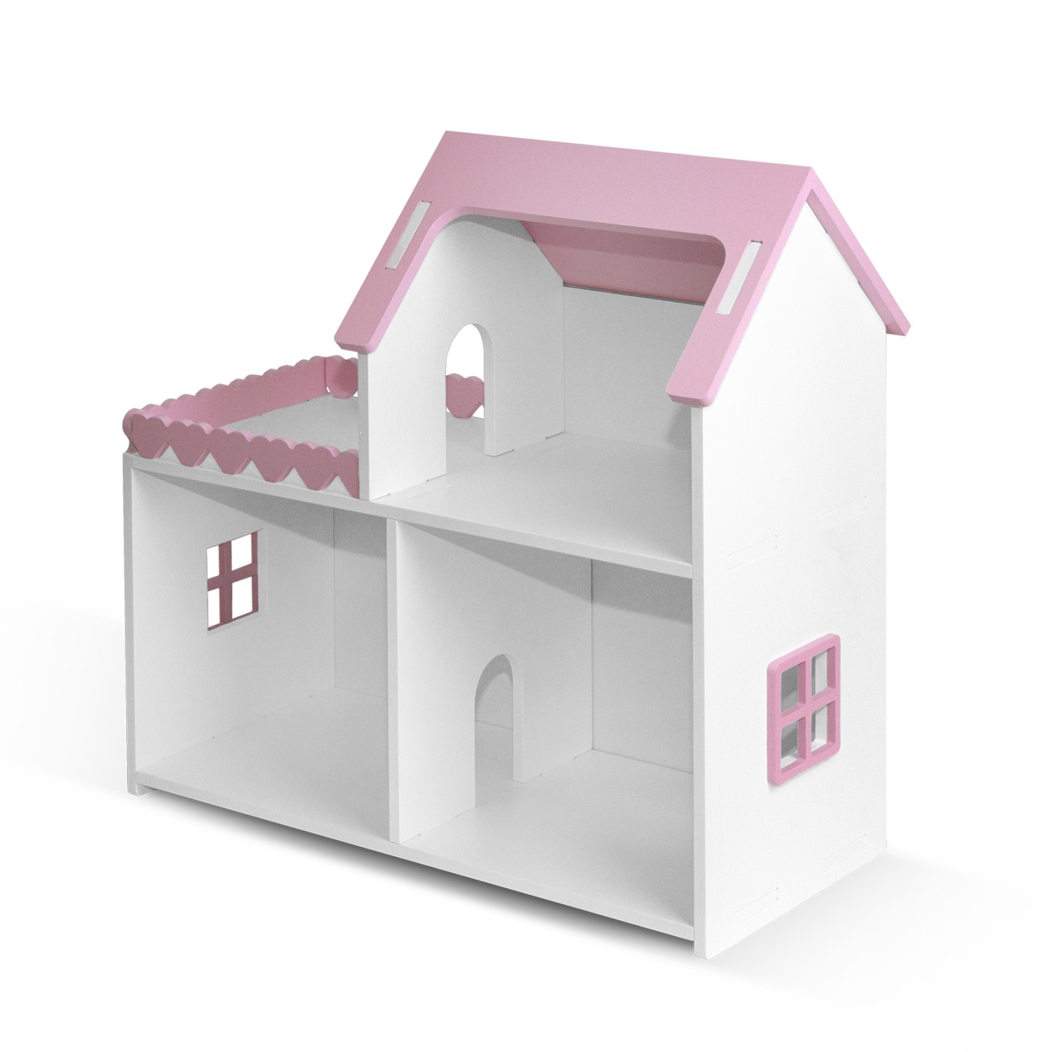 Кукольный домик Детская1 Мини бело-розовый 8 - фото 1