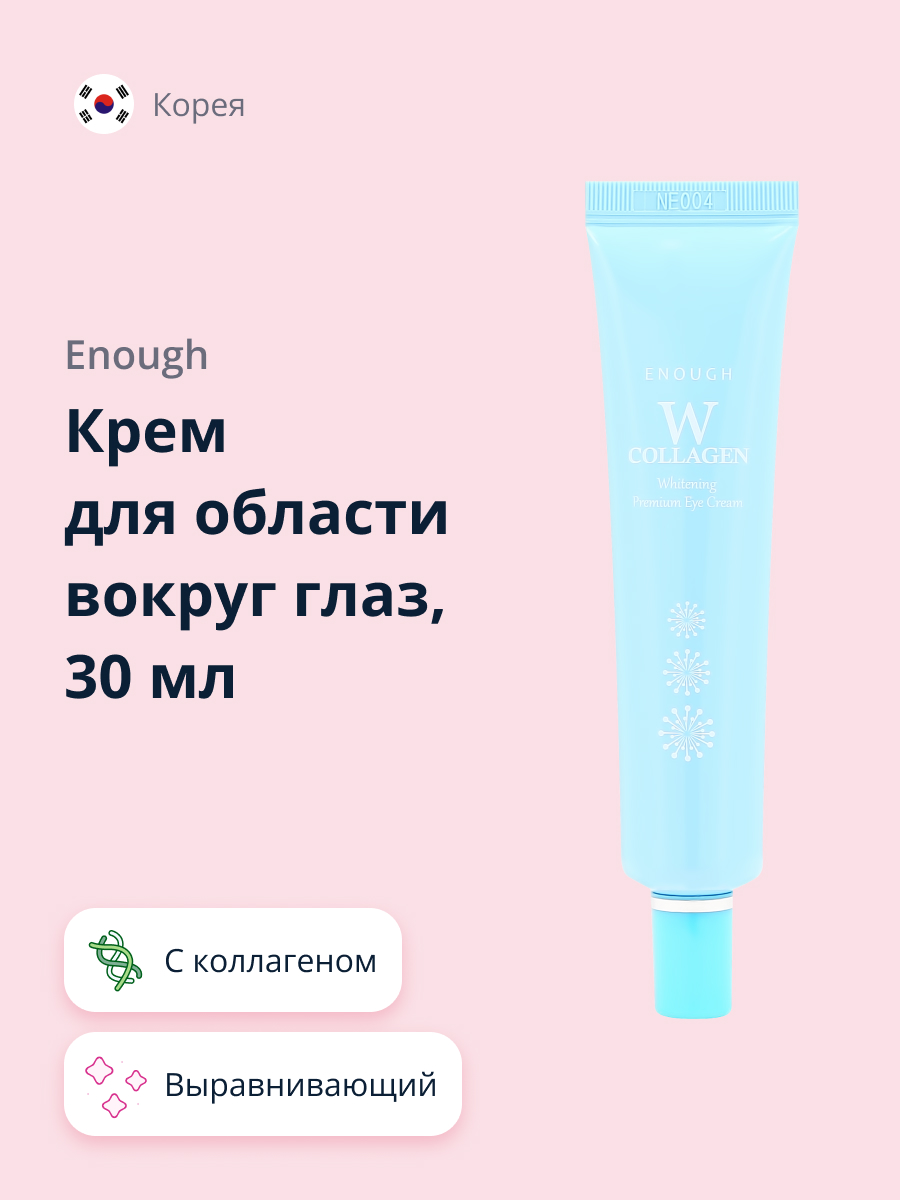 Крем для области вокруг глаз ENOUGH w collagen с коллагеном выравнивающий 30 мл - фото 1