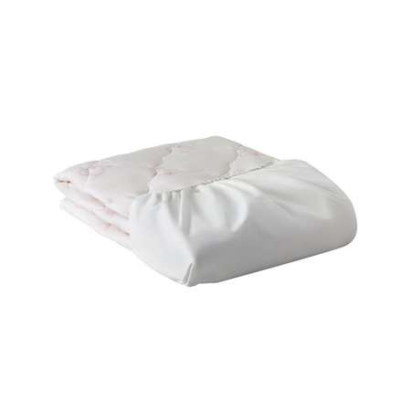 Наматрасник в кроватку Yatas Bedding белый на резинке 80x180 см Cotton Kid