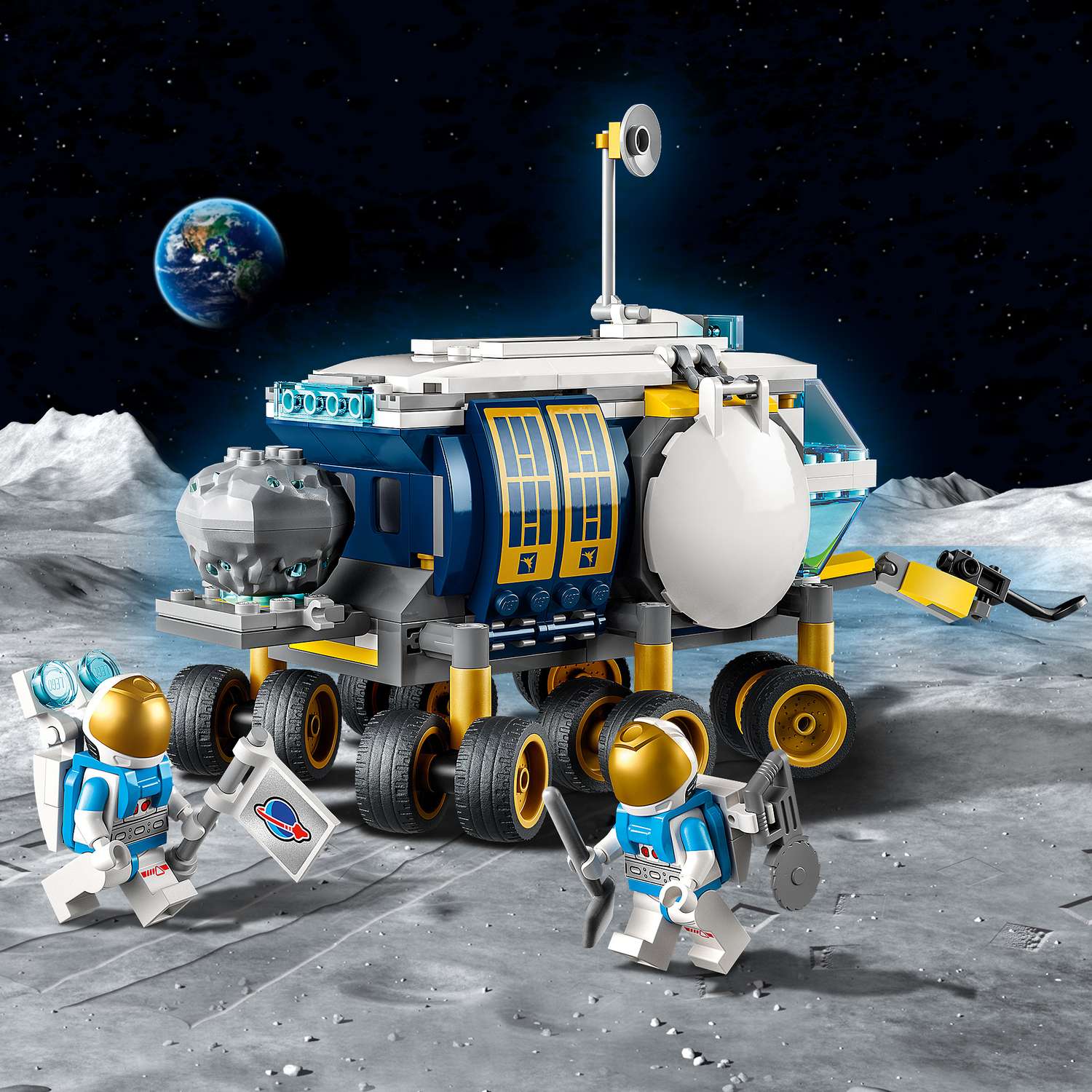 Конструктор LEGO City Space Луноход 60348 - фото 12