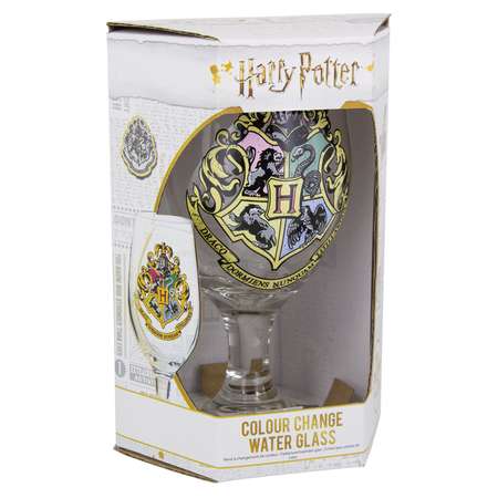 Бокал PALADONE стеклянный Harry Potter Hogwarts Colour Change Water Glass V2 420 ml PP4259HPV2