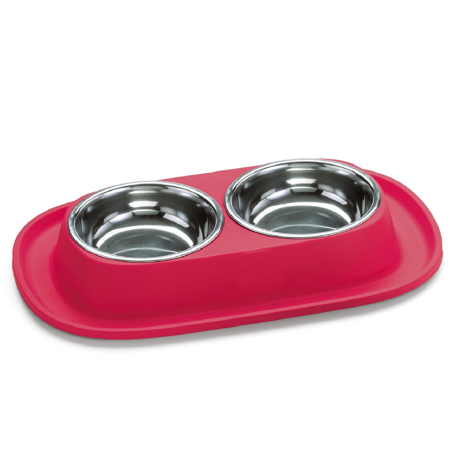 Миска для животных Lilli Pet двойная на подставке Красный 20-5765 - фото 1
