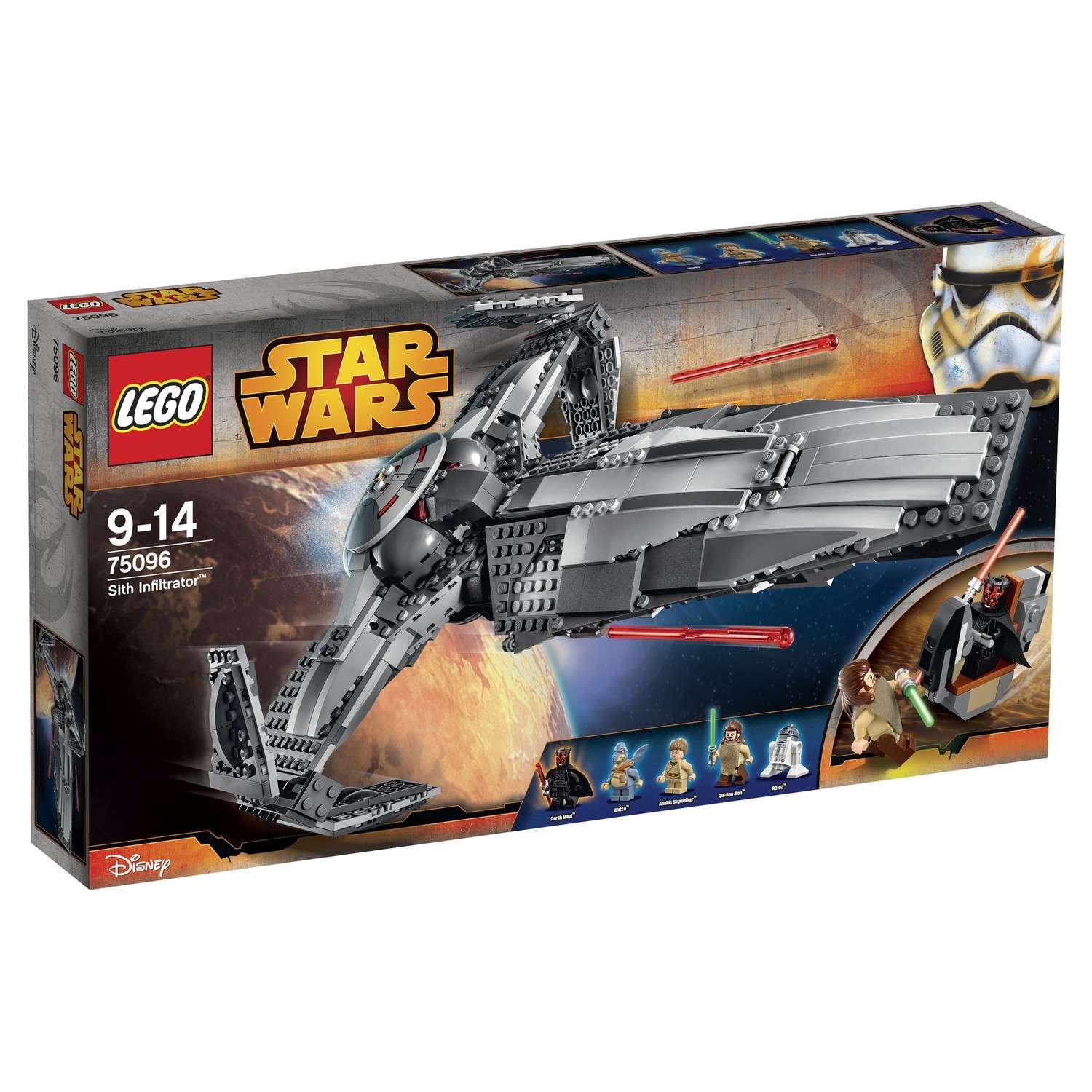 Конструктор LEGO Star Wars TM Разведвательный корабль Ситхов™ (Sith Infiltrator™) (75096) - фото 2