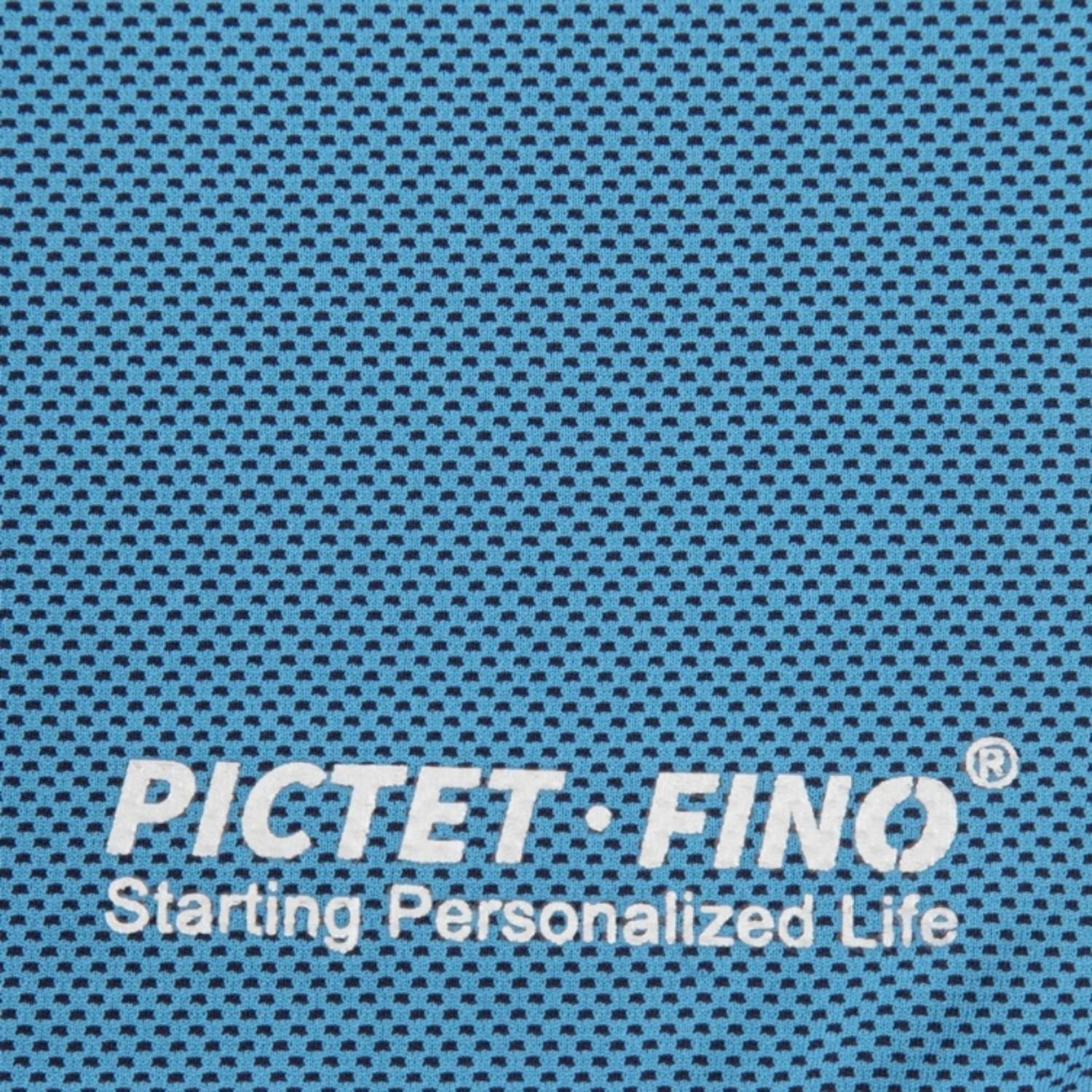 Спортивное полотенце PICTET FINO охлаждающее синее в пластиковой банке - фото 3