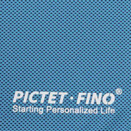 Спортивное полотенце PICTET FINO охлаждающее синее в пластиковой банке