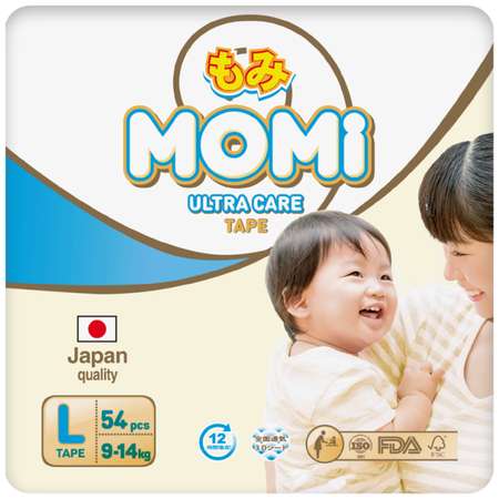 Подгузники Momi Ultra Care 54 шт. L