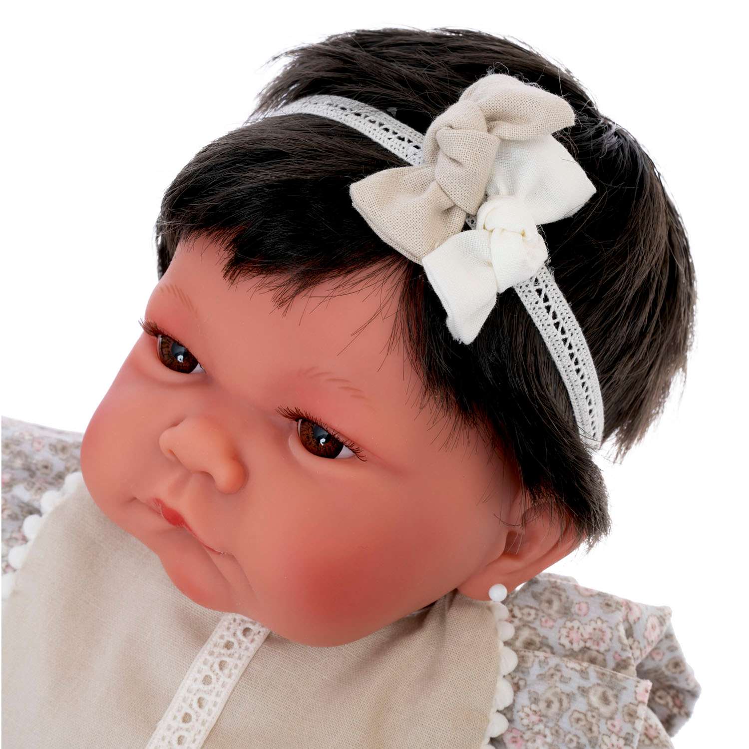 Кукла малышка Antonio Juan Мануэла в белом 40 см мягконабивная 3309 - фото 4