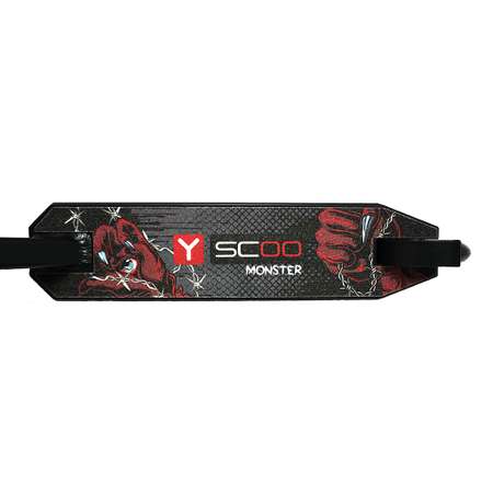 Самокат трюковый Y-Scoo Monster 100 mm red