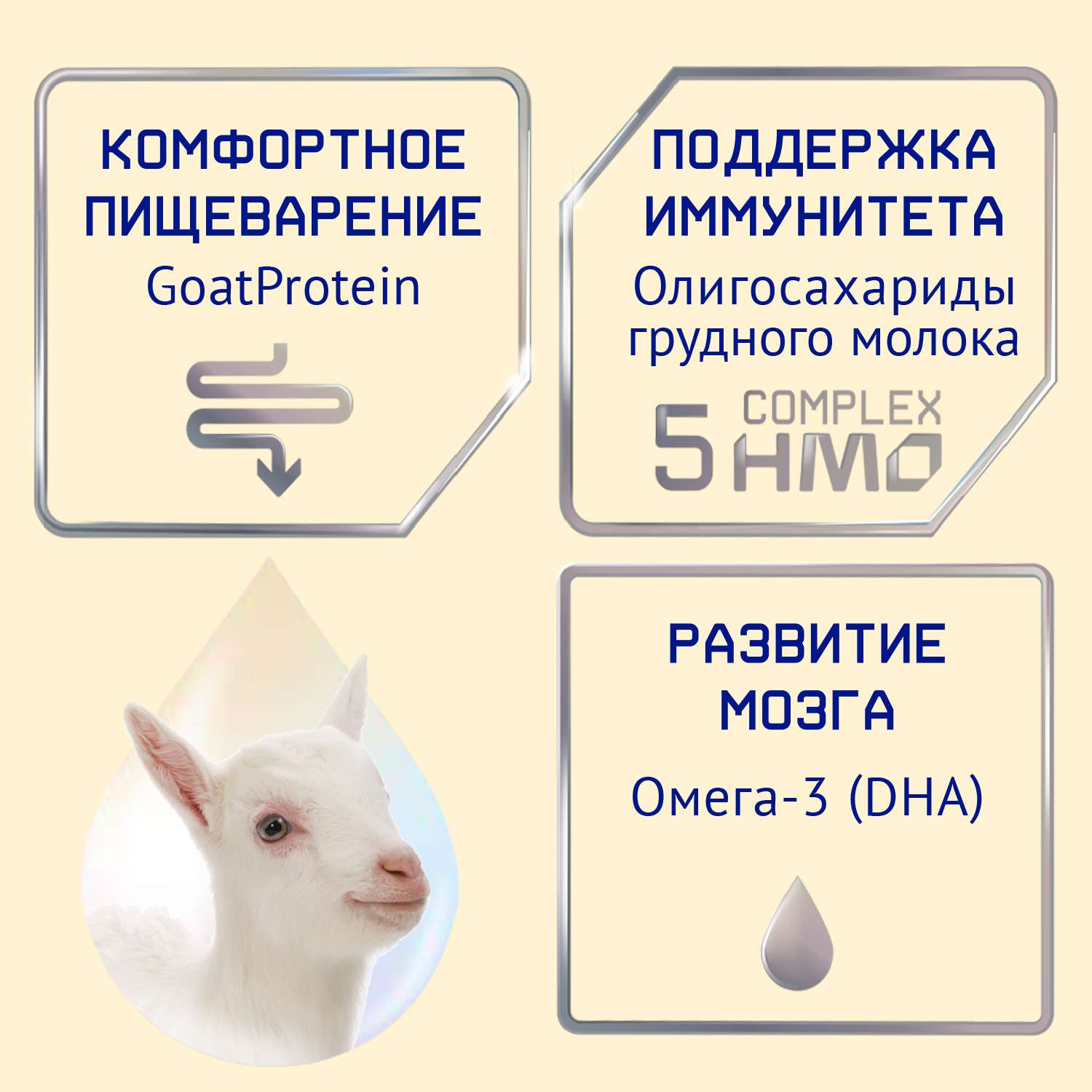Молочко детское сухое Нутрилак (Nutrilak) 3 Premium на козьем молоке 600г - фото 2