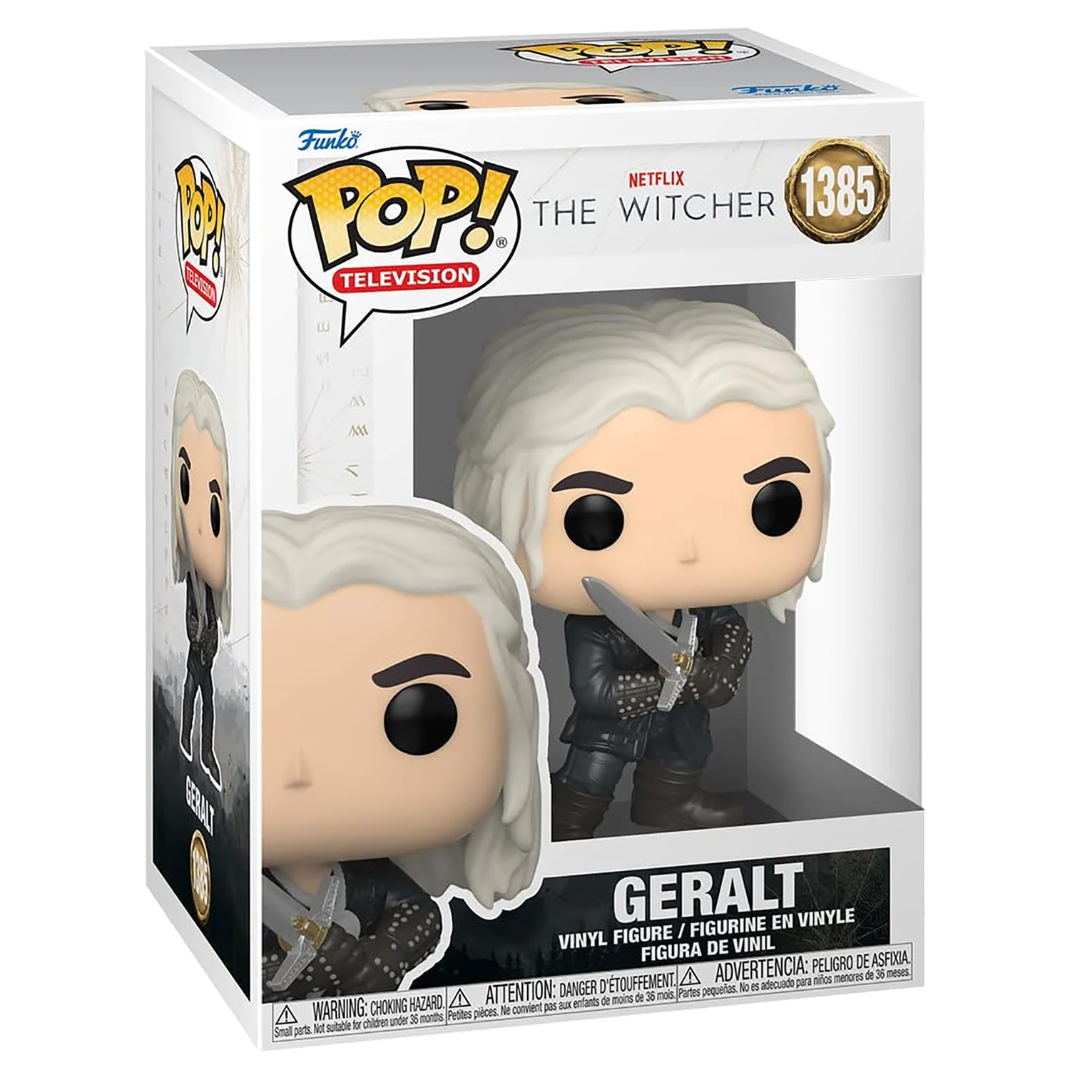 Фигурка Funko POP! Геральт Witcher TV Geralt из сериала Ведьмак купить по  цене 3999 ₽ в интернет-магазине Детский мир