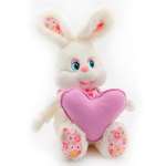 Мягкая игрушка UNAKY Кролик Сезар с сердцем 20 см