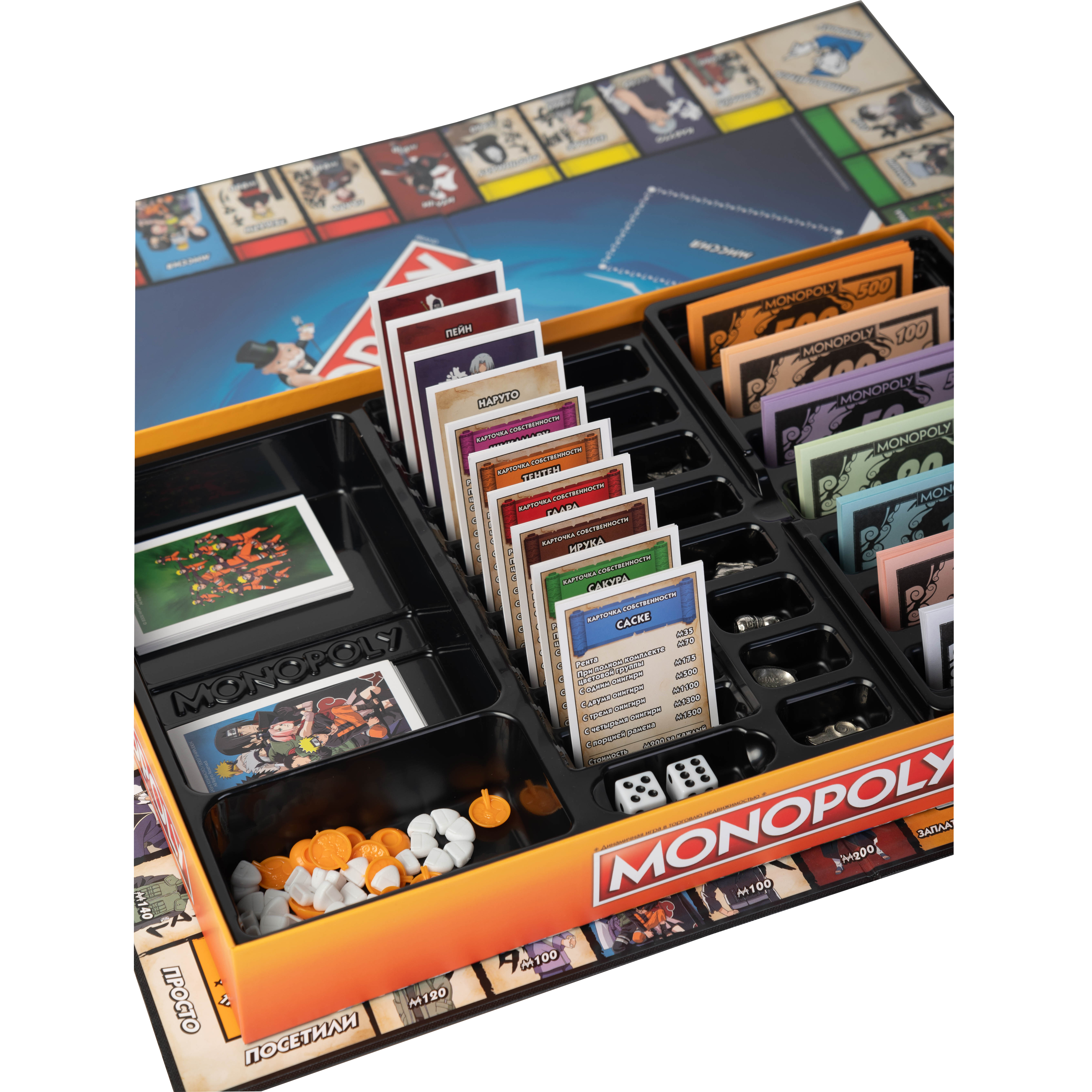 Настольная игра Monopoly Монополия Naruto на русском языке - фото 12