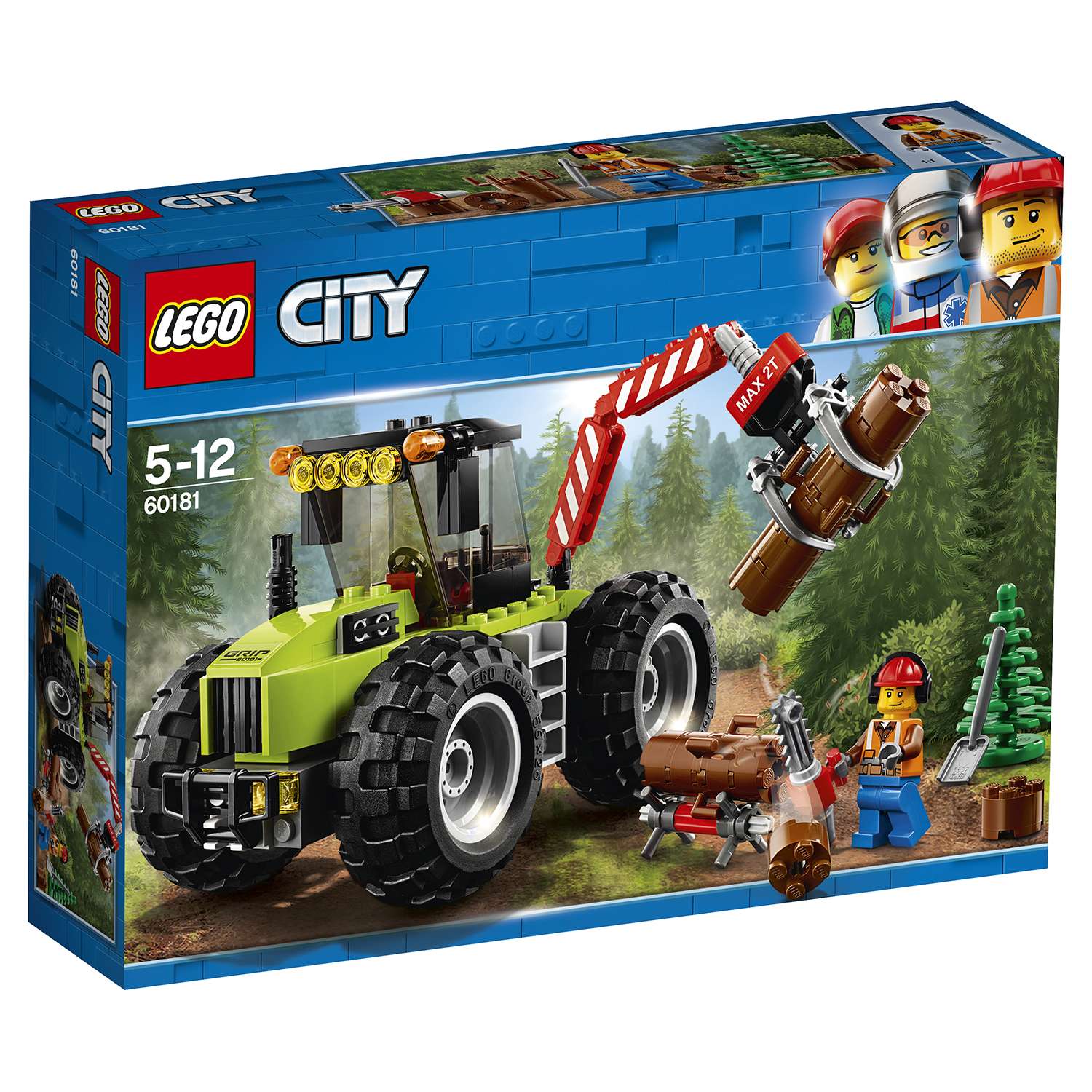 Конструктор LEGO Лесной трактор City Great Vehicles (60181) - фото 2