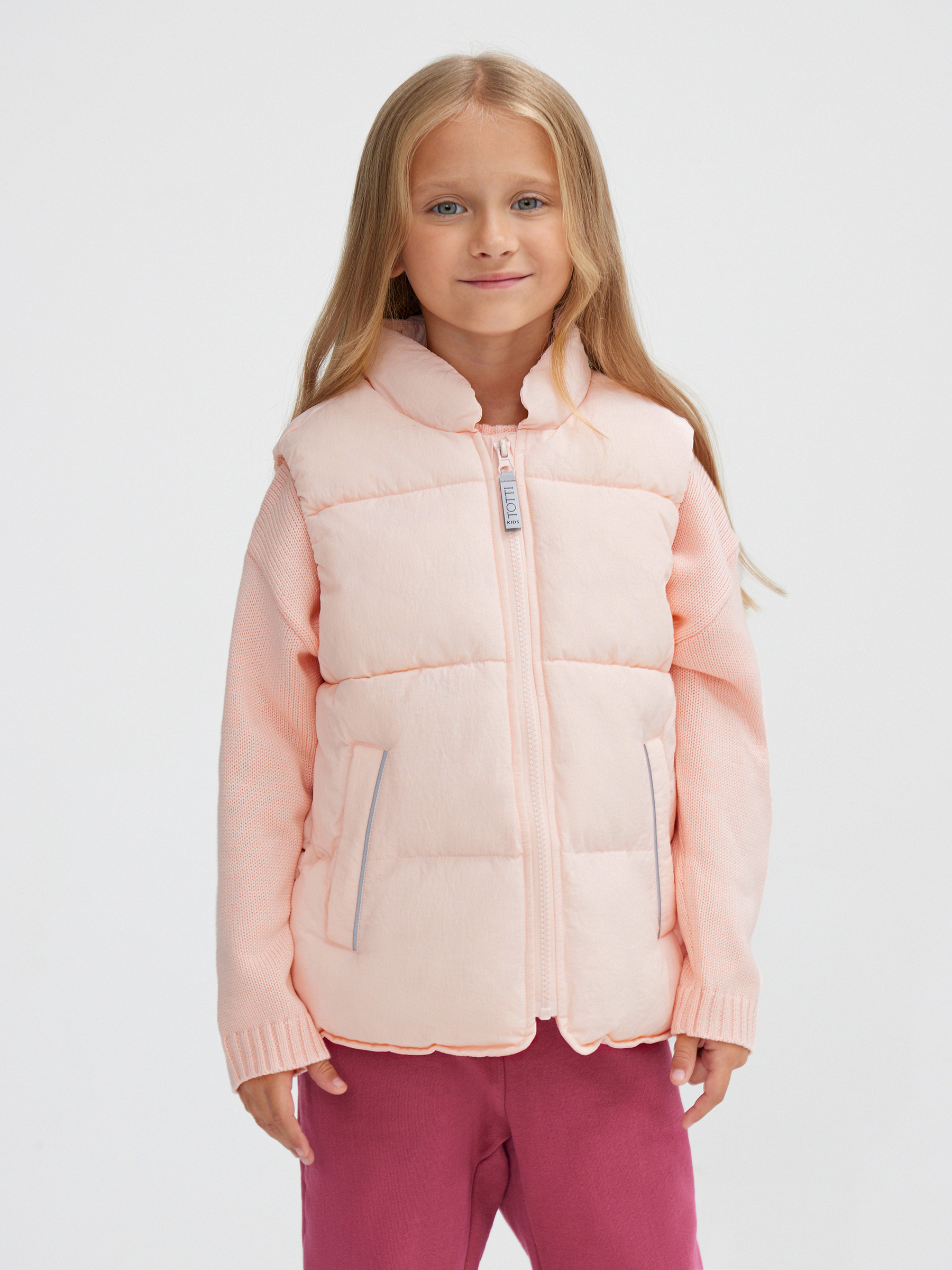 Жилет Totti Kids AW23TKG012/Жилет/Розовый - фото 8