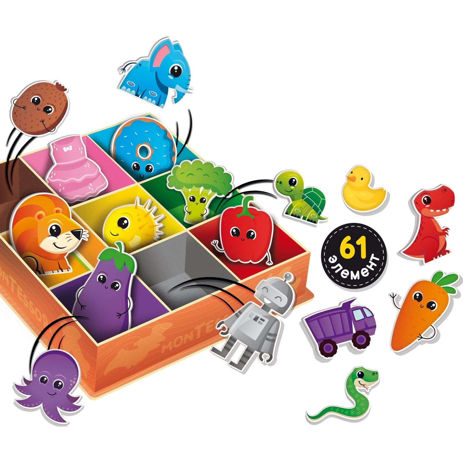 Игра развивающая Lisciani Montessori baby Box colours R92765 - фото 5
