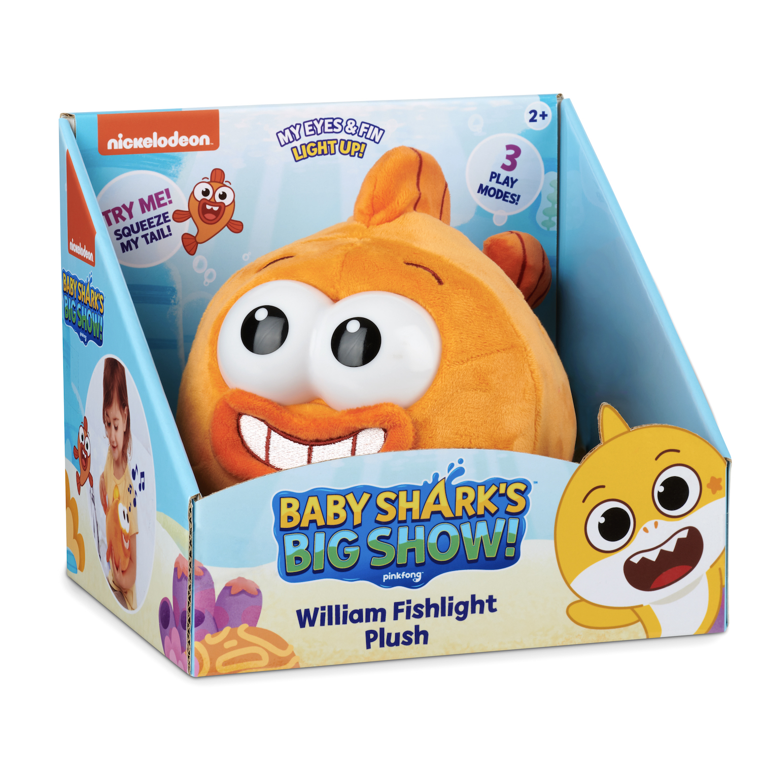 Игрушка плюшевая Wow Wee музыкальная друг Baby Shark Уильям 61325 - фото 6