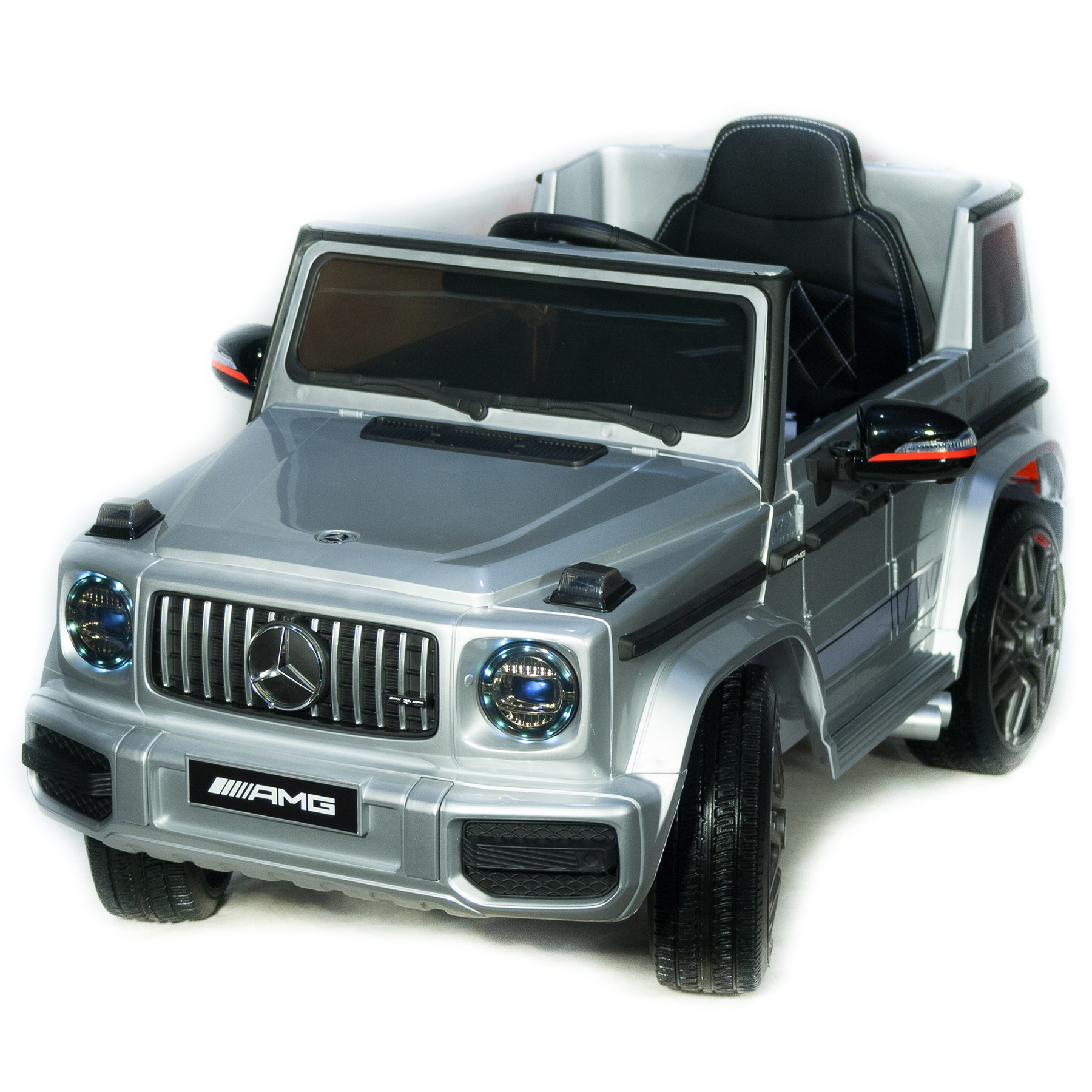 Электромобиль TOYLAND Джип Mercedes Benz G 63 Small BBH-0002 серебро купить  по цене 24990 ₽ в интернет-магазине Детский мир