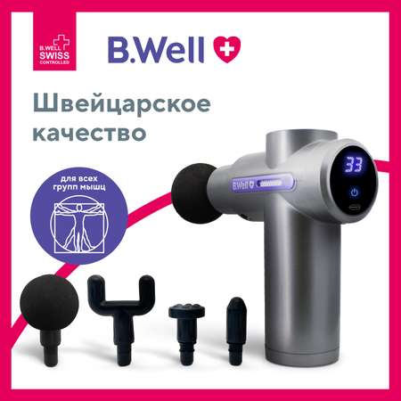 Перкуссионный массажер пистолет B.Well Med-450