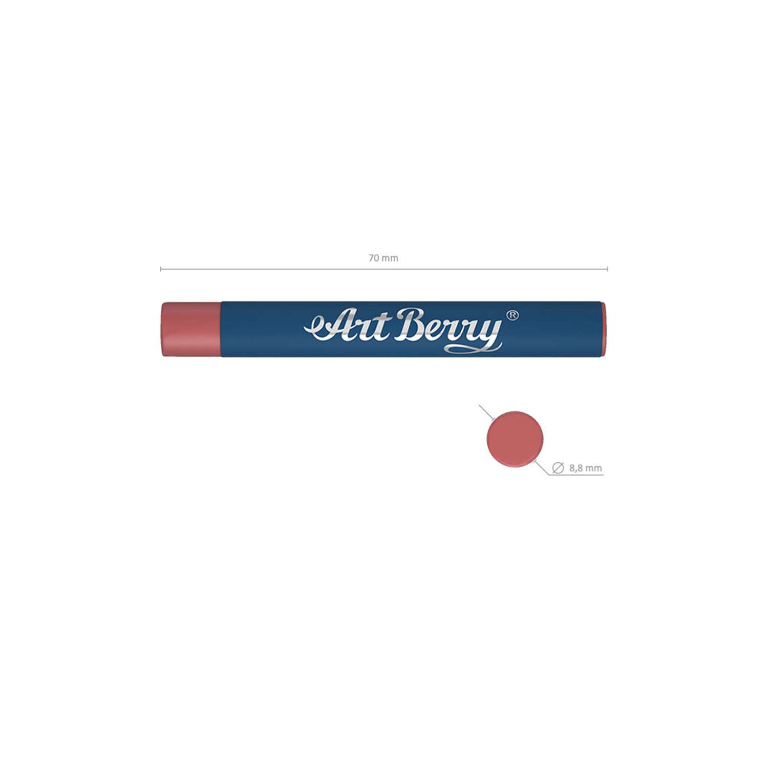 Масляная пастель Artberry Metallic 8 цветов + 2 контура - фото 6