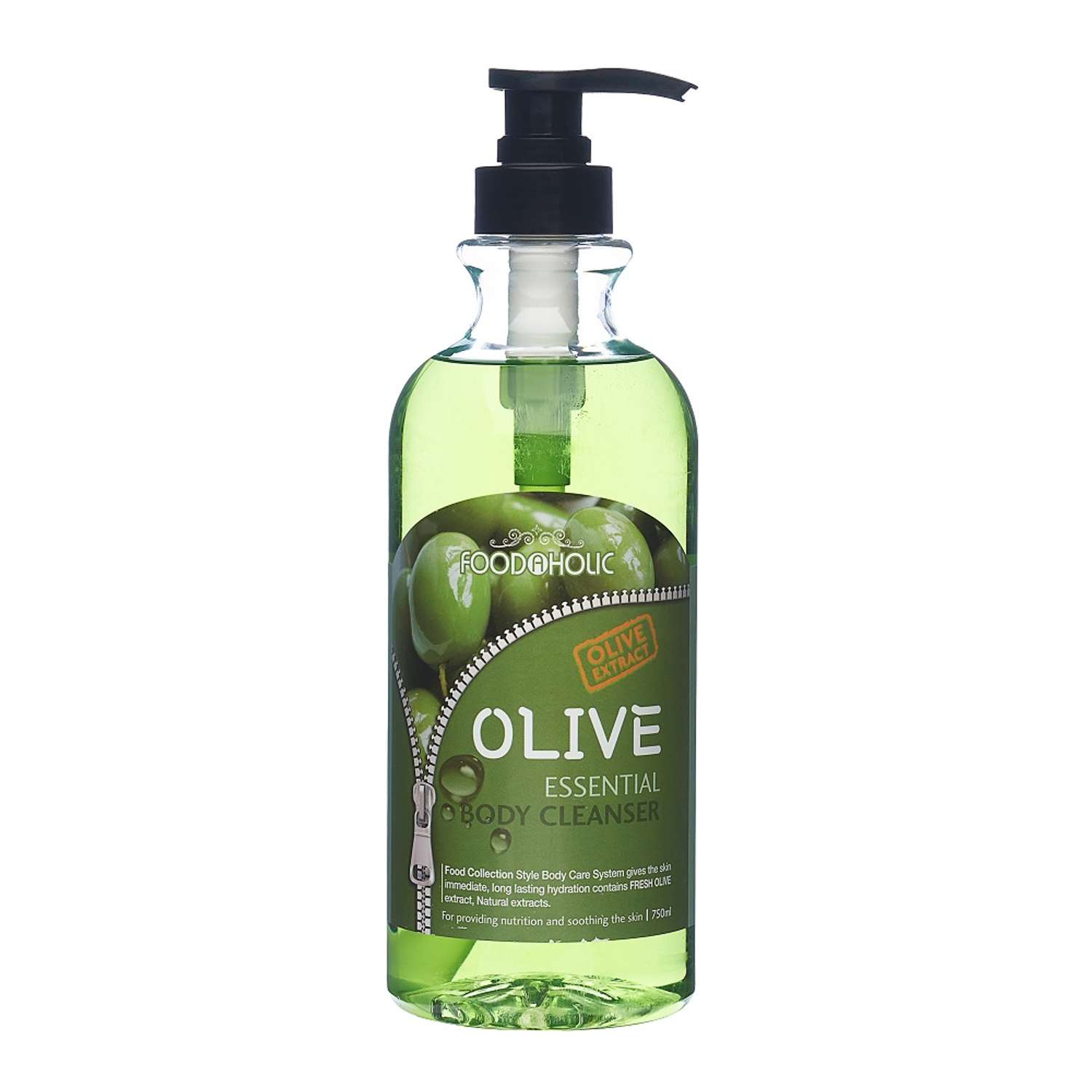Гель для душа FOODAHOLIC Essential Body Cleanser Olive с экстрактом оливы - фото 1