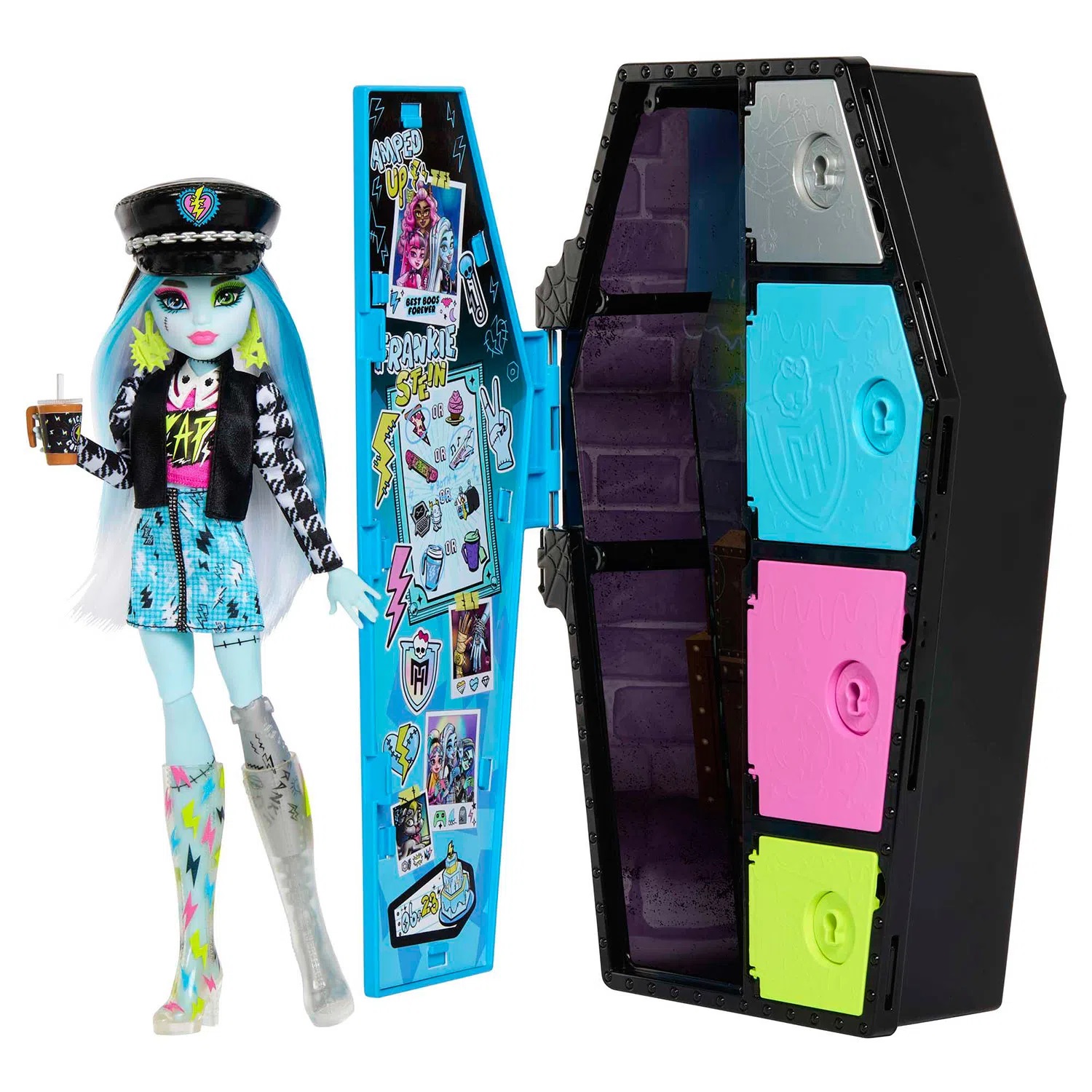 Кукла Monster High Skulltimate Secrets Series 1 Frankie HKY62 купить по  цене 4999 ₽ в интернет-магазине Детский мир