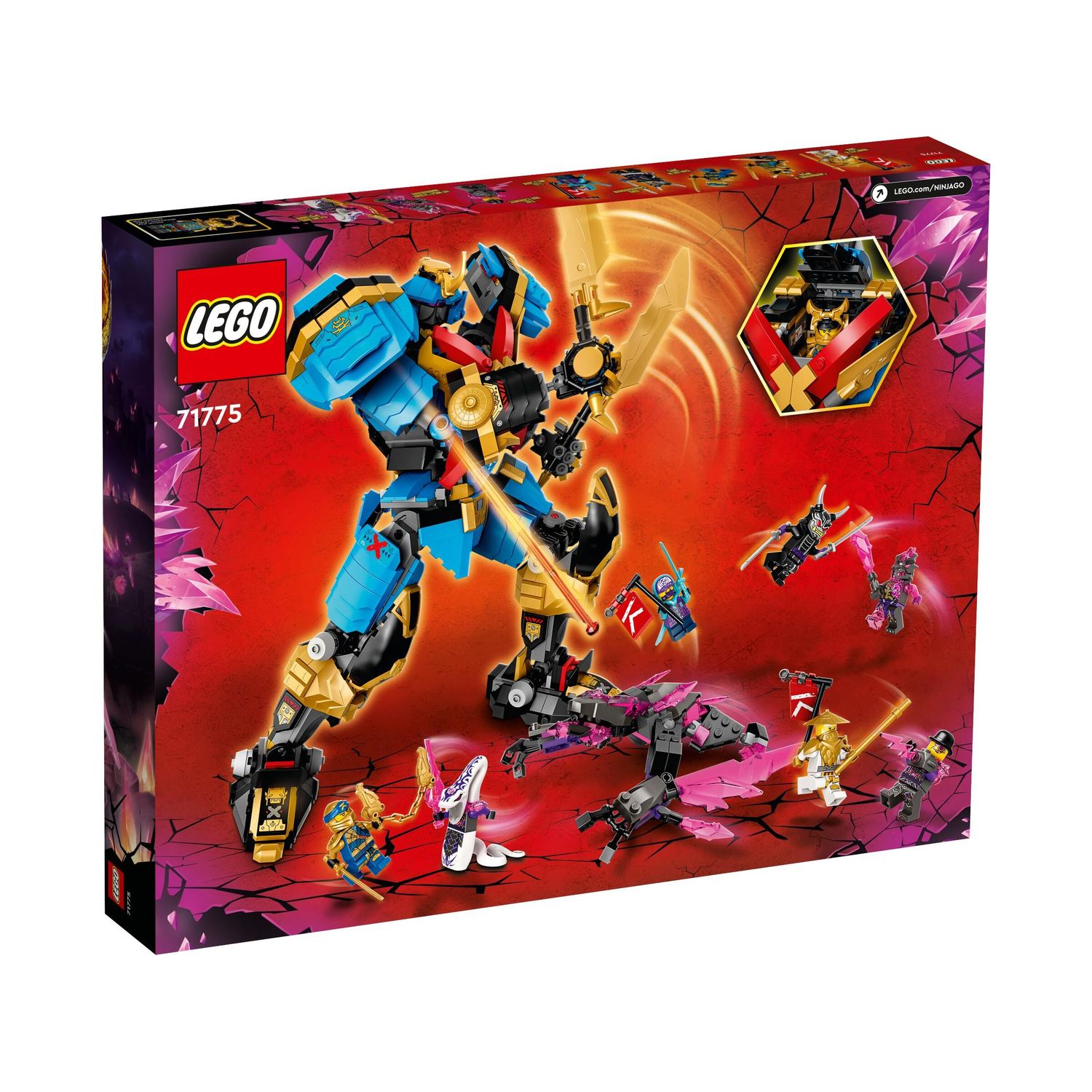 Конструктор LEGO Ninjago Nyas Samurai X Mech 71775 купить по цене 8999 ₽ в  интернет-магазине Детский мир