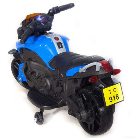 Электромобиль TOYLAND Мотоцикл Minimoto JC918 синий