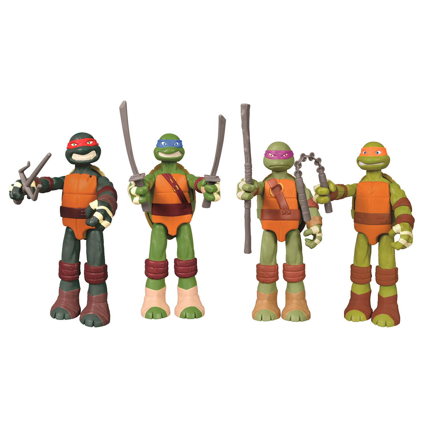 Набор фигурок TMNT XL Черепашки-ниндзя 4шт 91122 купить по цене 1 ₽ в  интернет-магазине Детский мир