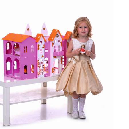 Домик для кукол Krasatoys Замок Джульетты с мебелью 2 предмета 000261