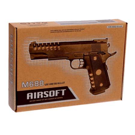 Пистолет игрушечный Sima-Land М688 с металлическими элементами