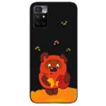 Силиконовый чехол Mcover для смартфона Xiaomi Redmi 10 Союзмультфильм Медвежонок и мед