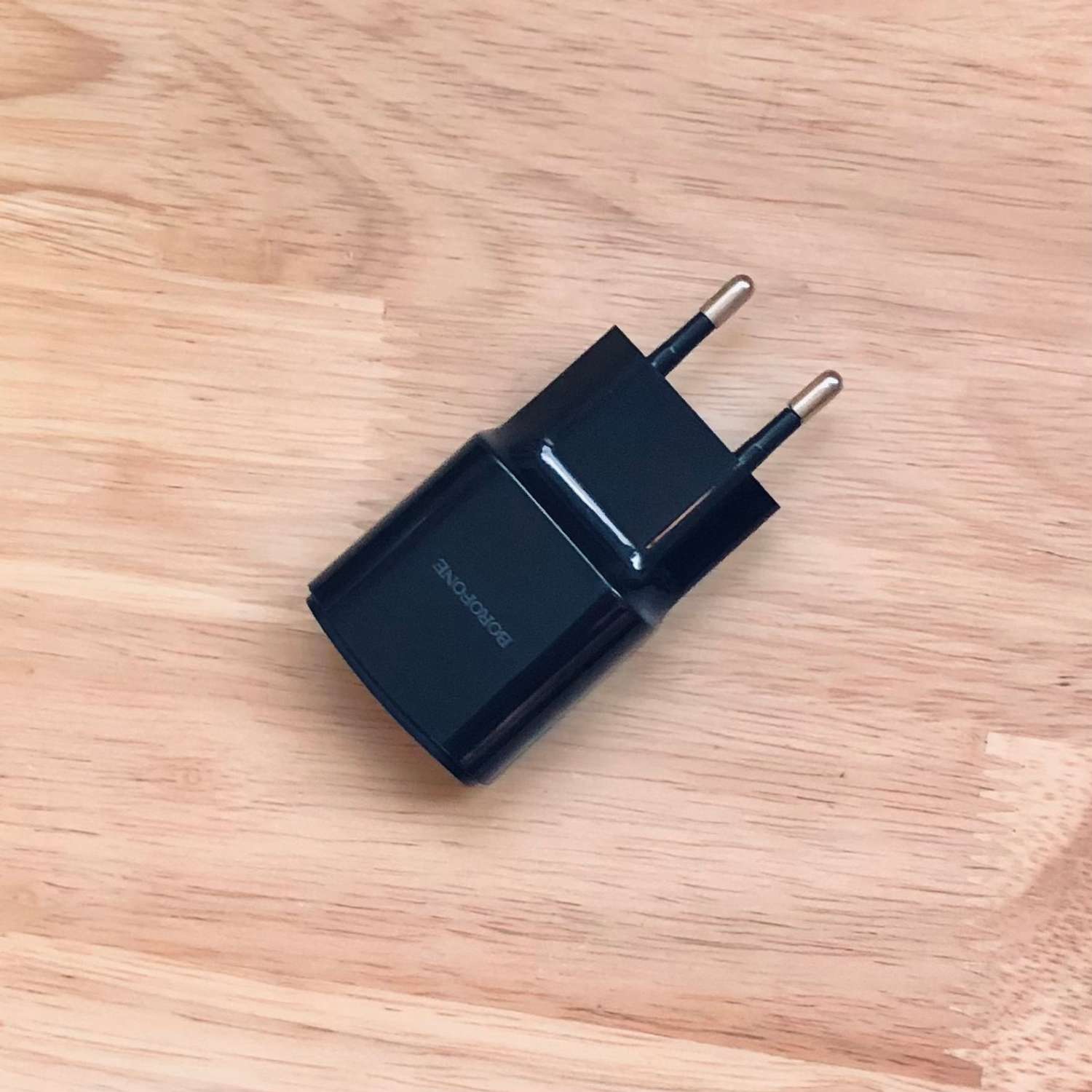 Сетевое зарядное устройство Borofone Orion / один USB-порт/ чёрный - фото 3