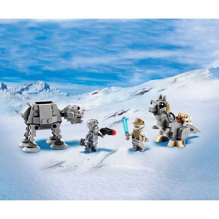 Конструктор LEGO Star Wars Микрофайтеры AT-AT против таунтауна 75298