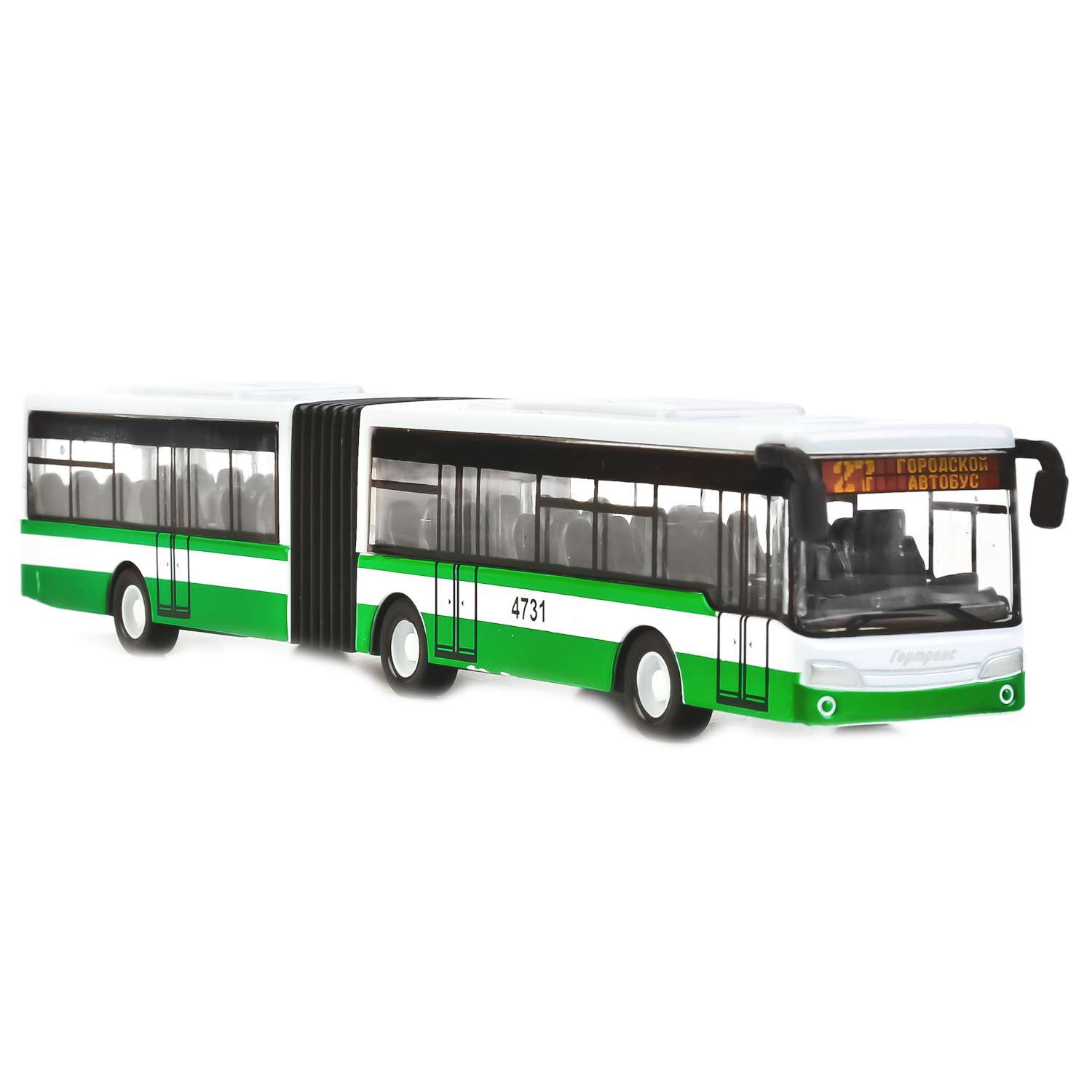 Автобус Технопарк металлический с гармошкой 215170 - фото 6