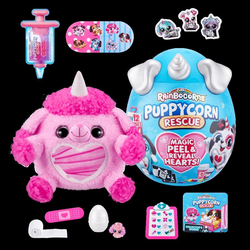 Игрушка сюрприз Zuru Rainbocorns Puppycorn Rescue мини питомец щенок единорог - фото 19