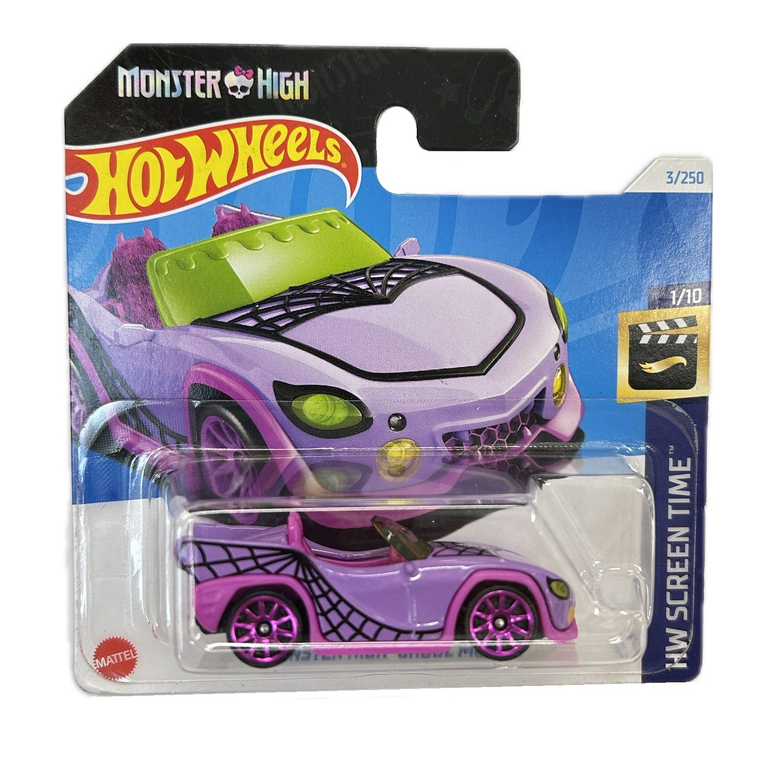 Машинка Hot Wheels Monster higt Ghoul Mobile серия HW Screen time 65280 - фото 1