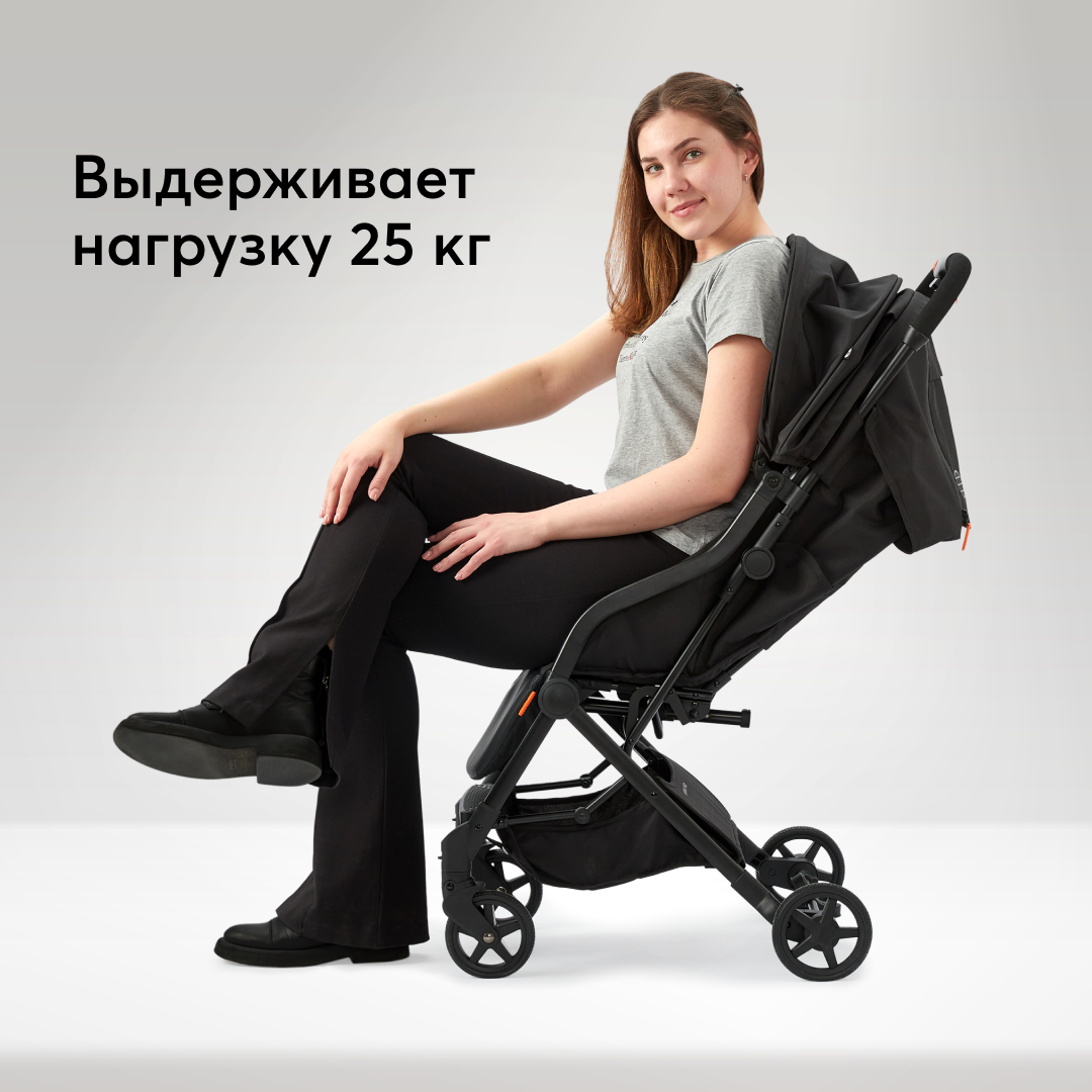 Коляска прогулочная Happy Baby Umma Pro olive green - фото 6