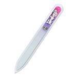 Пилка для ногтей BOHEMIA Czech Glass Nail Files 135мм розовая