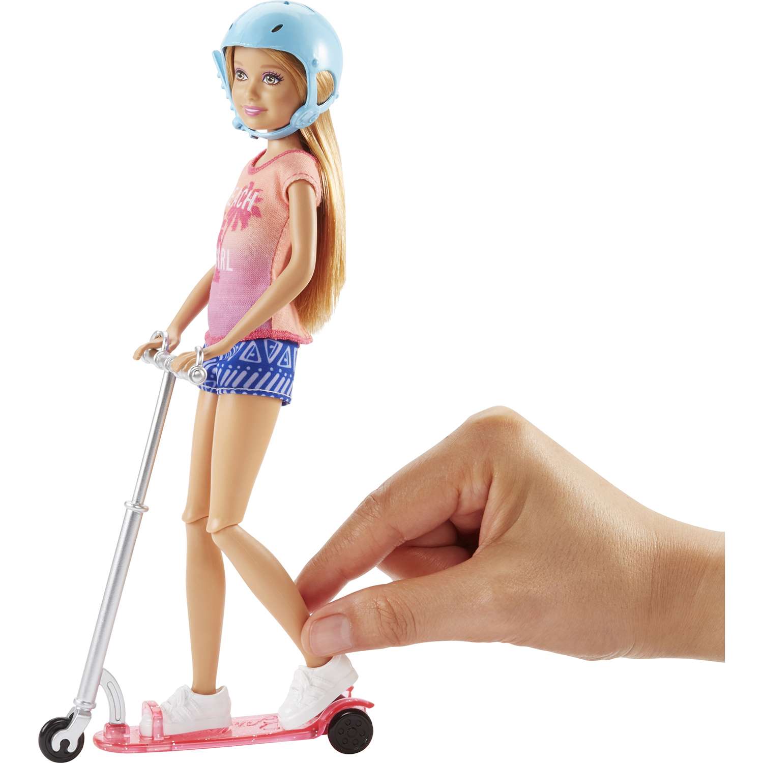 Кукла Barbie на самокате DVX57 - фото 6