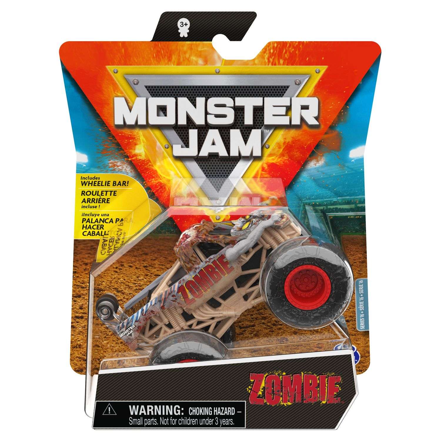 Машинка Monster Jam 1:64 Zombie 6060870 6060870 - фото 2