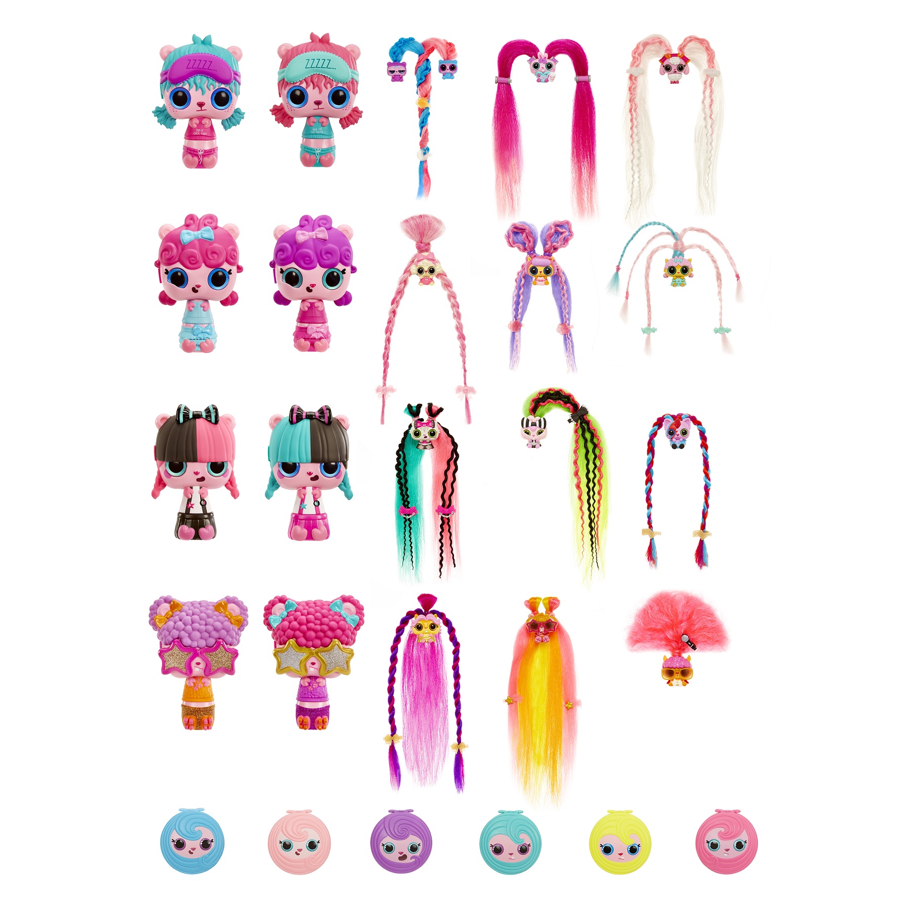 Игрушка 3-в-1 сюрприз Pop Pop Hair Surprise Funky - фото 4